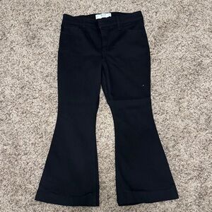 Hollister Women's High Rise Black Flare Jeans